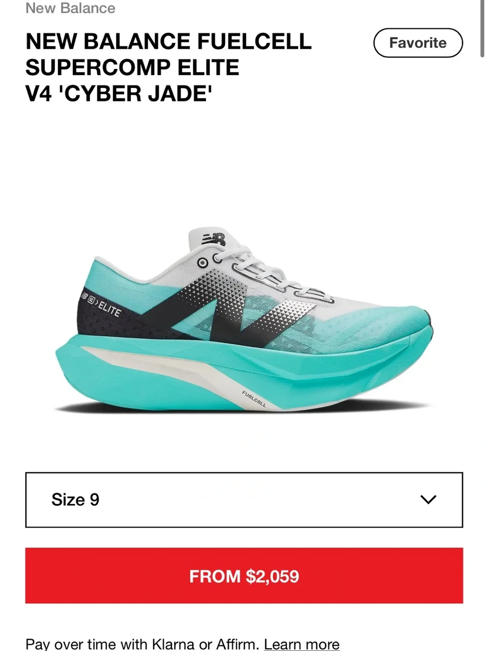 New Balance SuperComp Elite V4: Used Carbon Racing Shoes